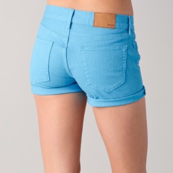 Madewell Pants - Madewell Bright Blue Denim Shorts